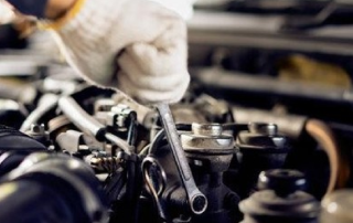 Local mechanic servicing