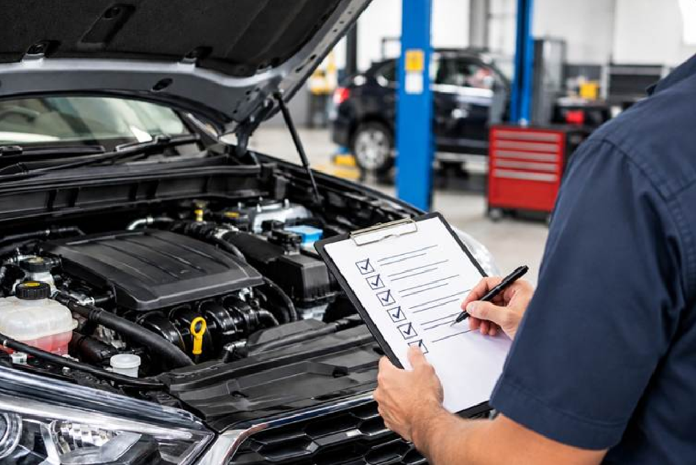 Local mechanic servicing